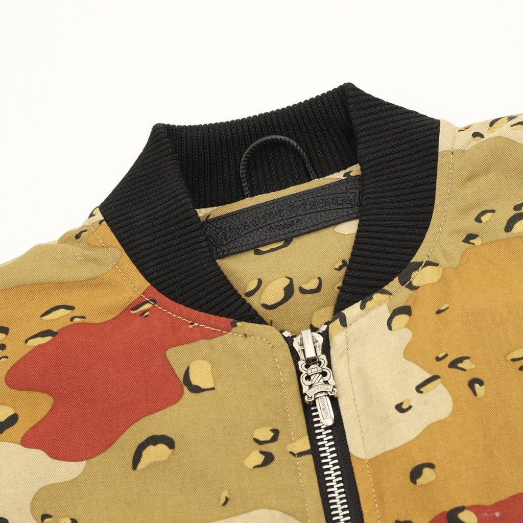 Chrome Hearts Camo Print Bomber Jacket Multicolor | Women's & Men's Streetwear