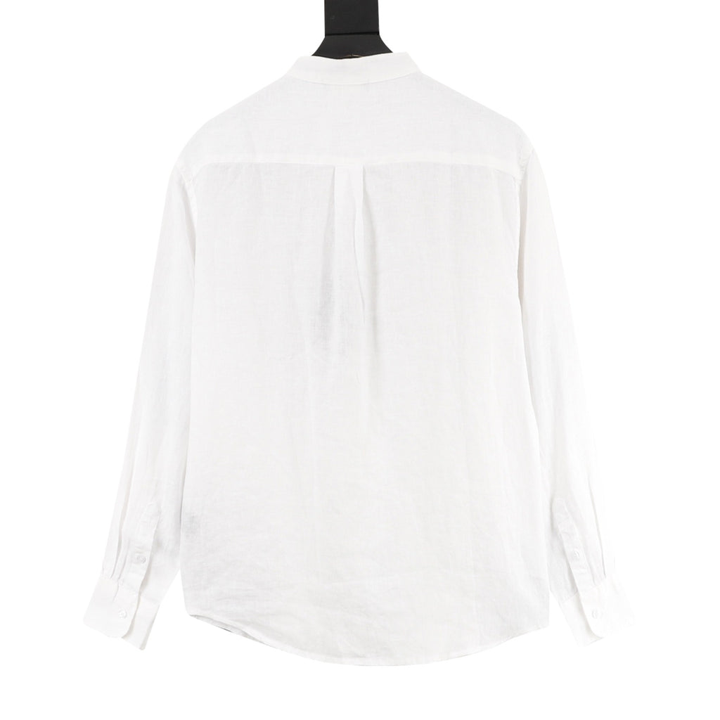 Loro Piana Crew Neck Linen Shirt