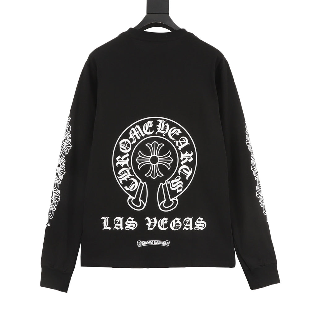 Chrome Hearts 25FW Las Vegas Print Long-Sleeve T-Shirt