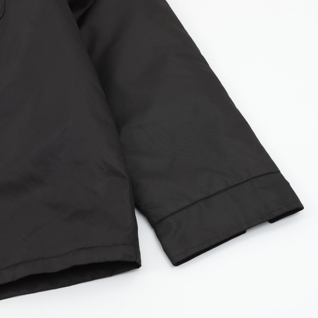 Prada Triangle Logo Dual-Texture Flap Pocket Stand Collar Snap Jacket