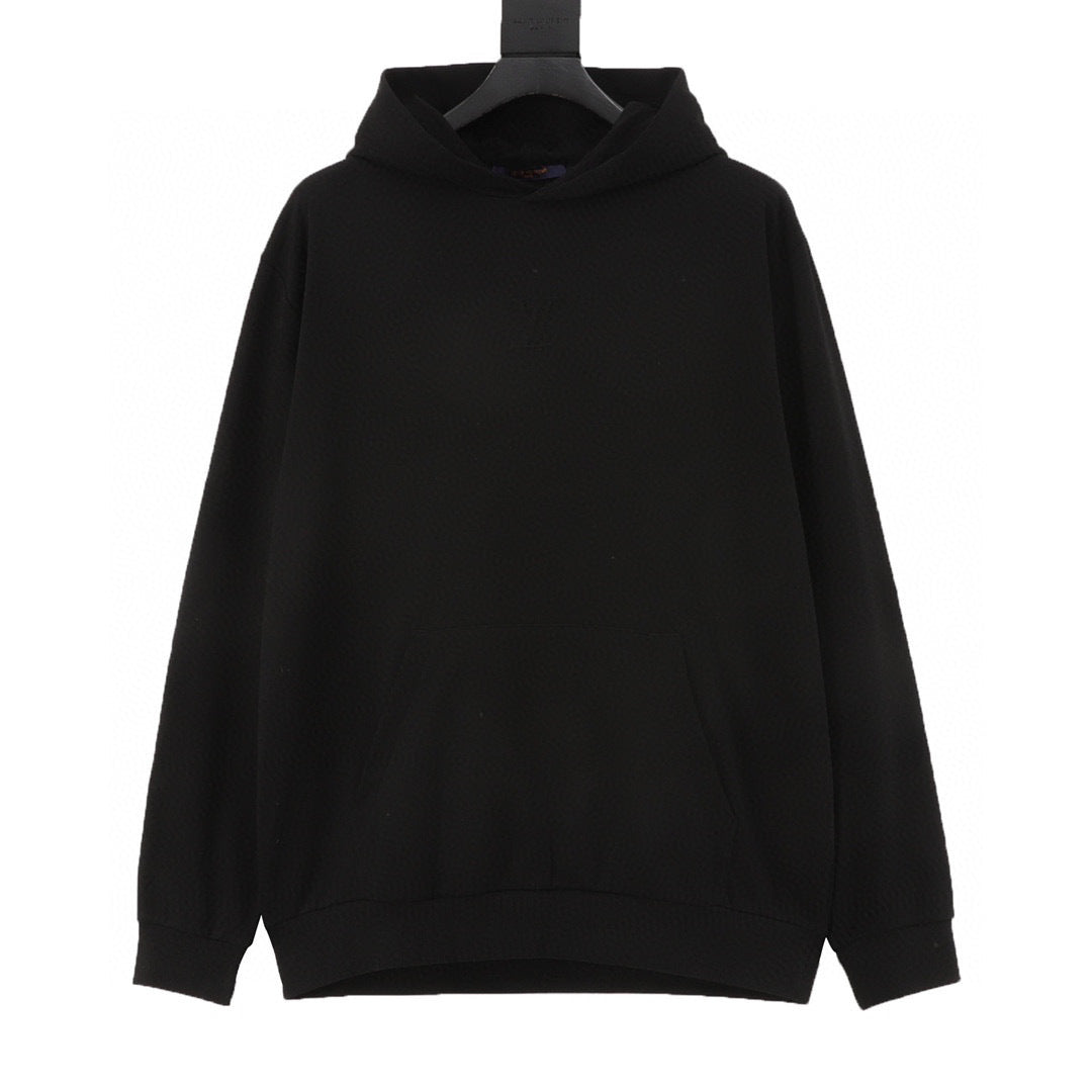 Louis Vuitton LV Tonal Embossed Logo Oversized Pullover Hoodie