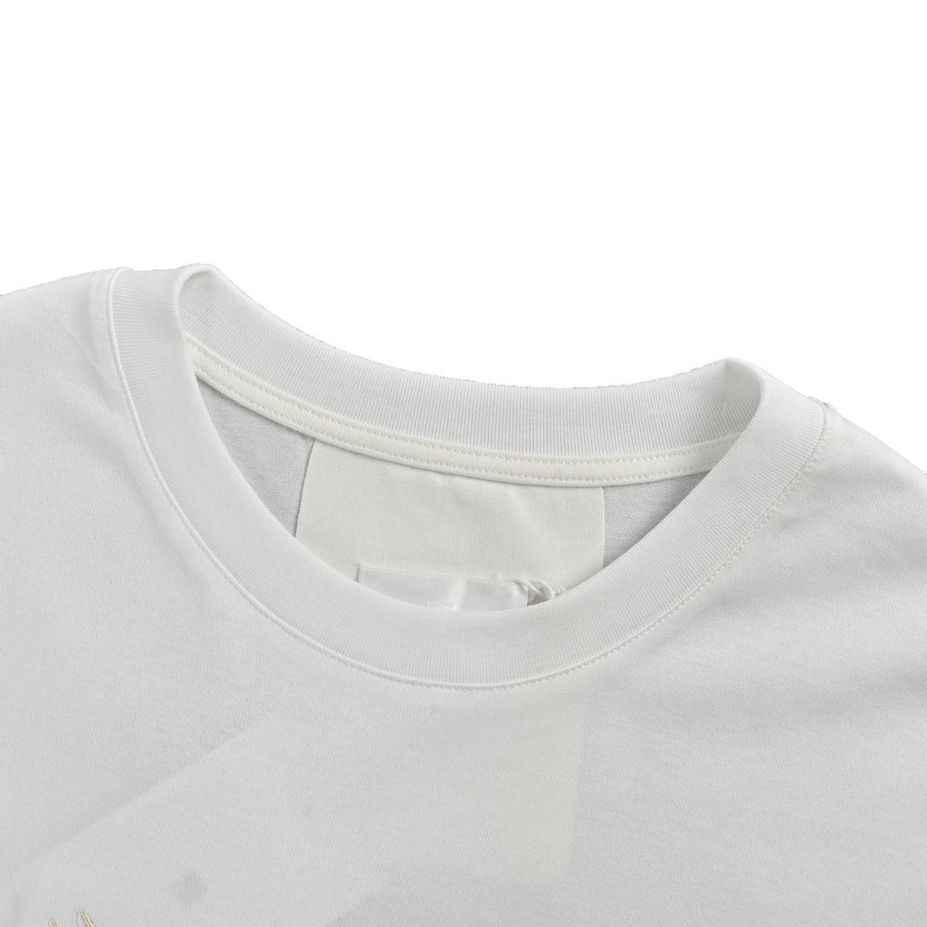 Givenchy White Monogram Embroidered T-Shirt