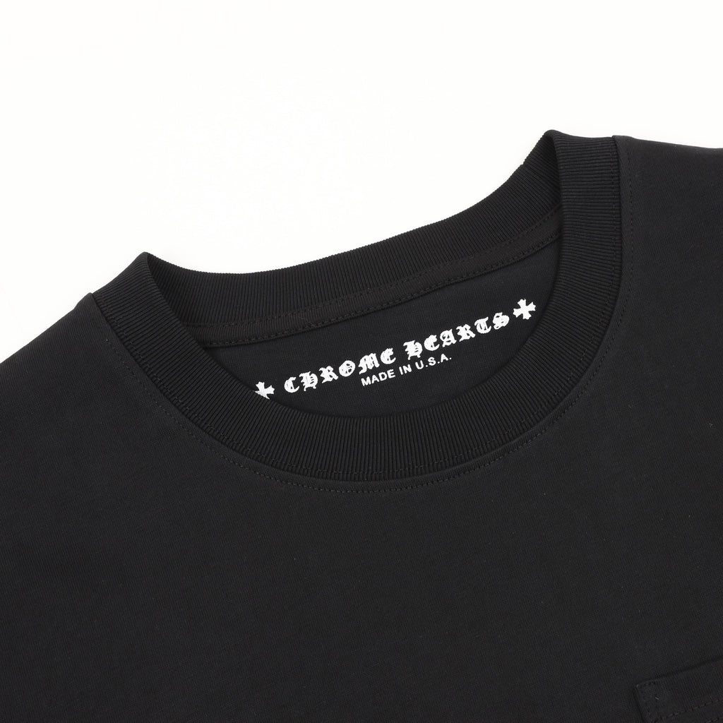 Chrome Hearts Black Dagger Pocket Print T-Shirt