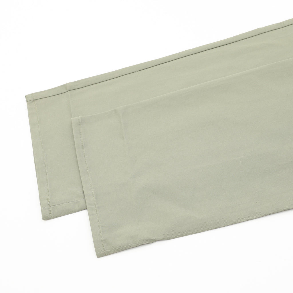 Louis Vuitton LV Leather Tag Silk-Cotton Crepe Straight-Leg Trousers
