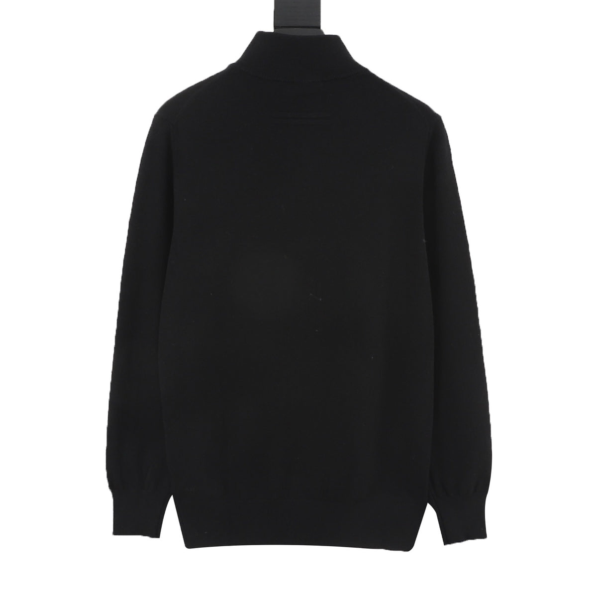 Zegna Women's Men's Black Half-Zip Cashmere Sweater