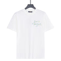 Louis Vuitton Gradient Signature Logo Short-Sleeve T-Shirt in White