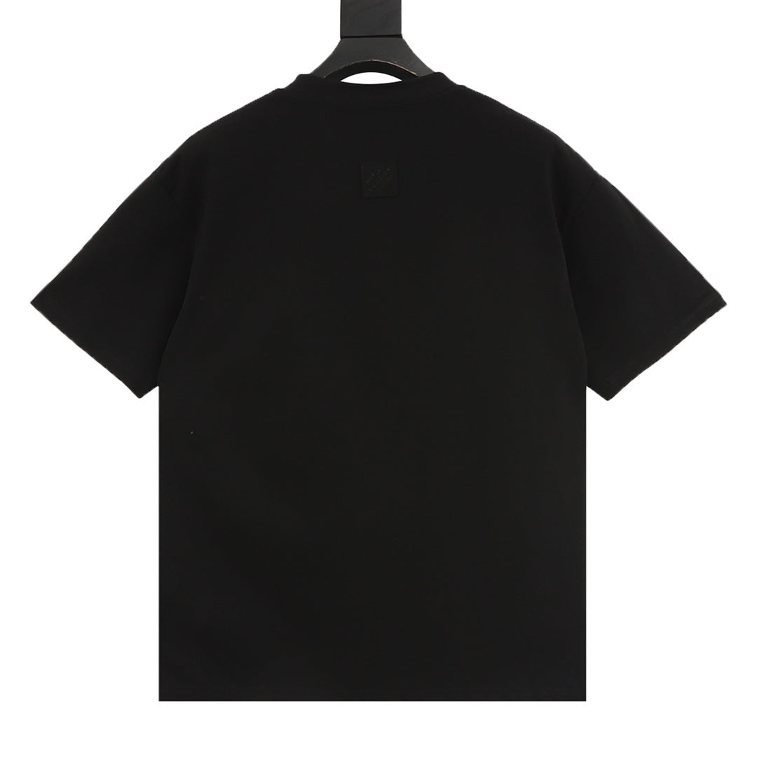 Gucci Men's Black Cartoon Bear & Logo Print T-Shirt