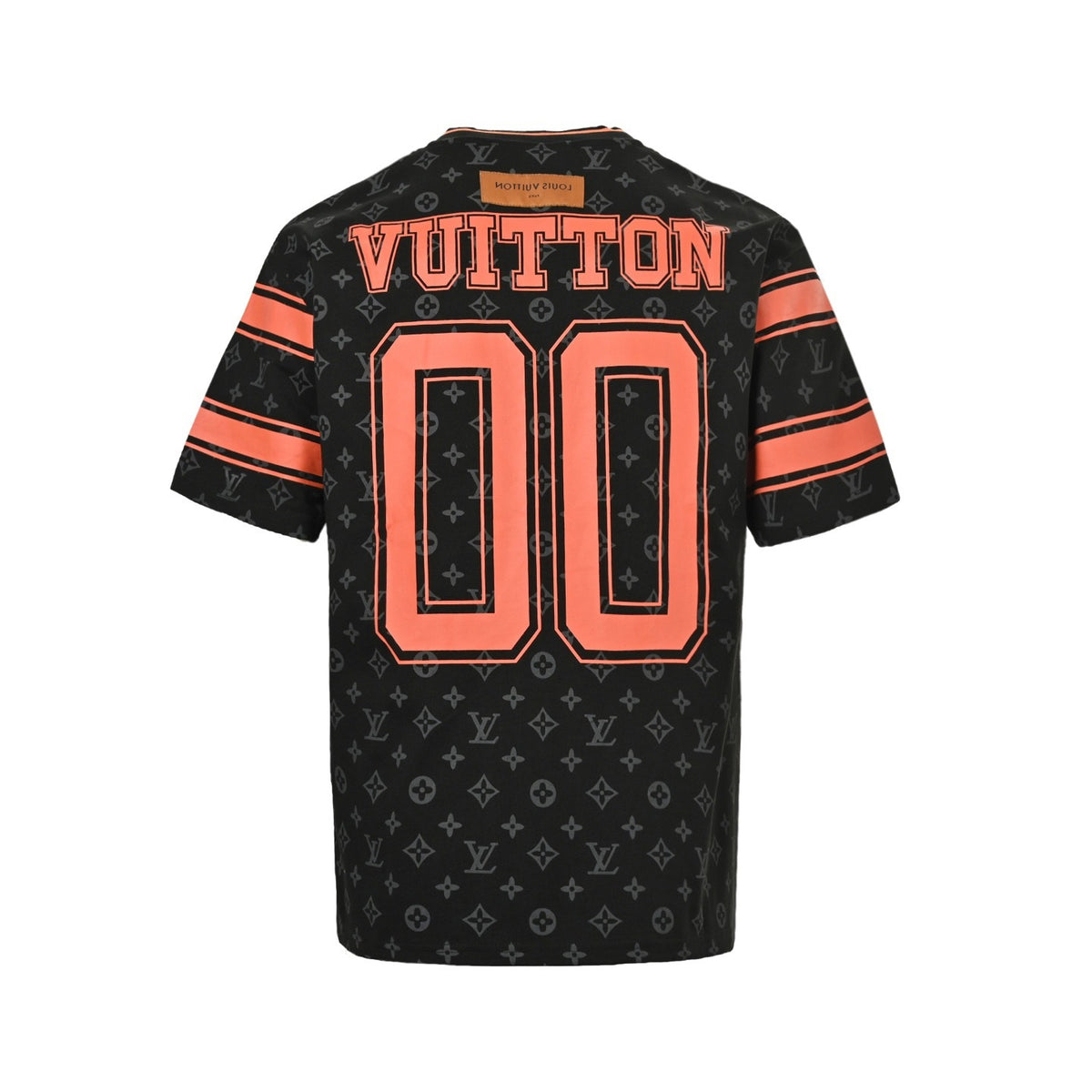 Louis Vuitton Women's / Men's 00 Logo Monogram Jersey T-Shirt in Black