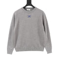 Celine Women's Men's Grey Triomphe Logo Crewneck Sweater