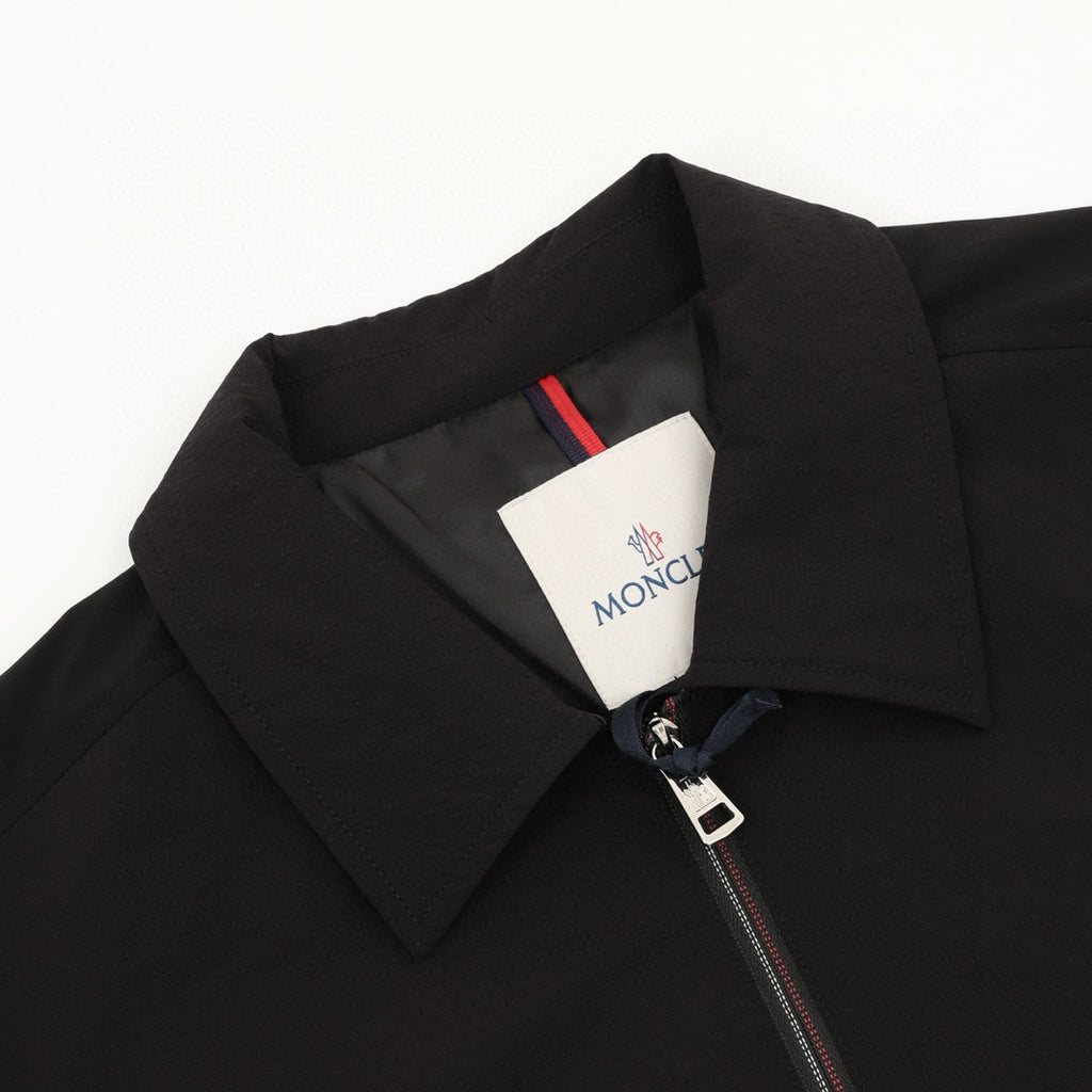 Moncler Arm Badge Logo Lapel Collar Zip Blouson