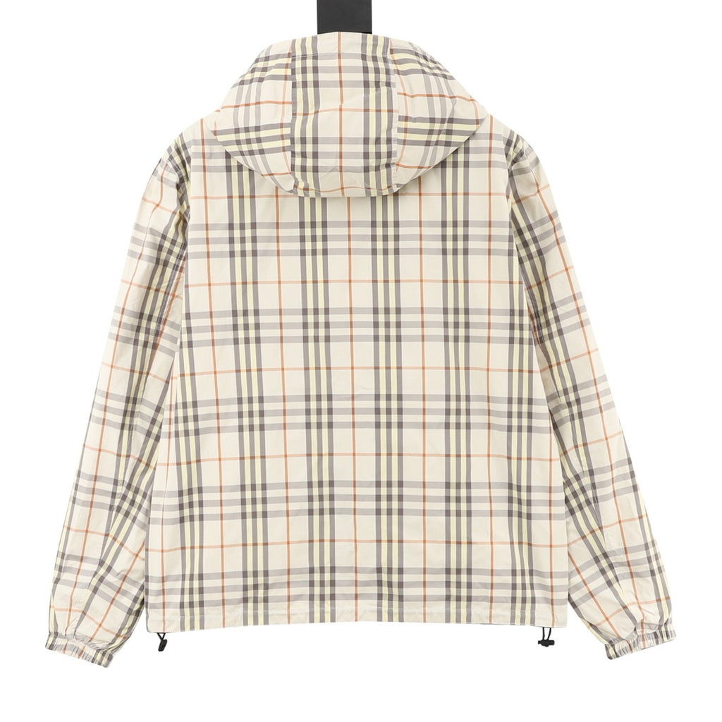 Burberry Women's & Men's Vintage Check Hooded Zip-Up Jacket