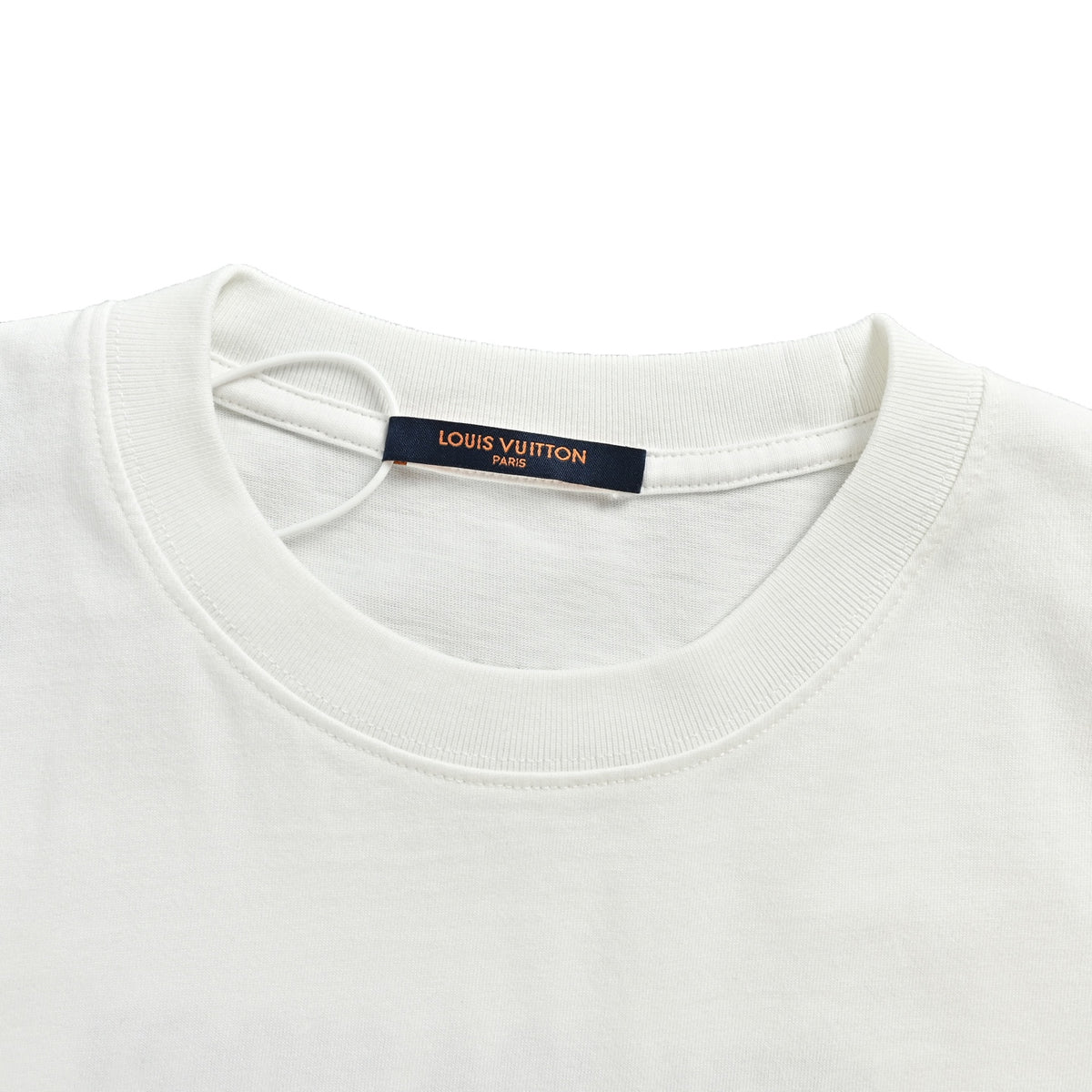 Louis Vuitton Small Signature Embroidered Short-Sleeve T-Shirt in White