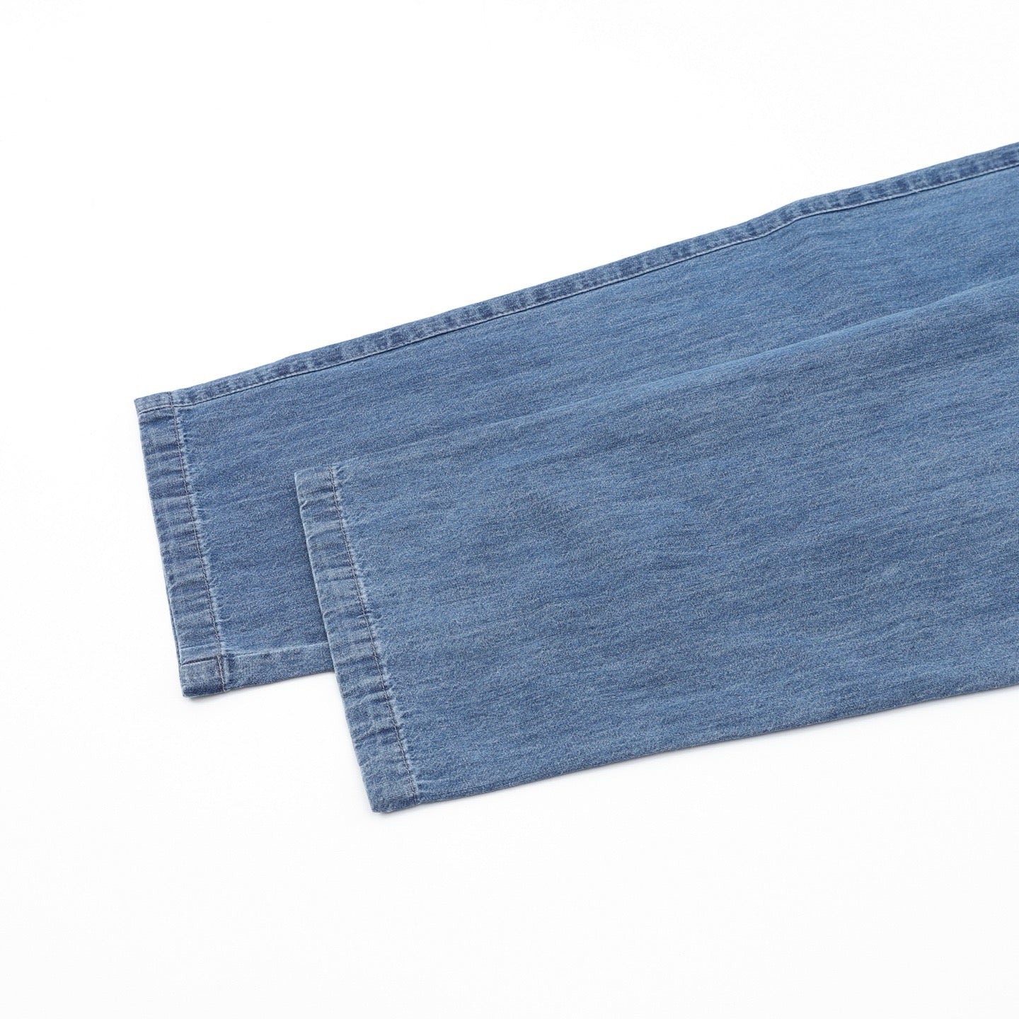 Brunello Cucinelli Washed Cotton Denim Casual Trousers