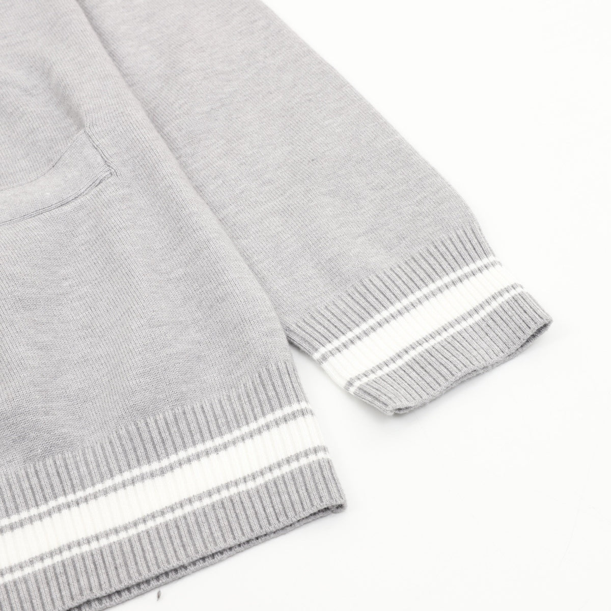 Calvin Klein Women's Men's Grey V-Neck Button-Front Knit Cardigan