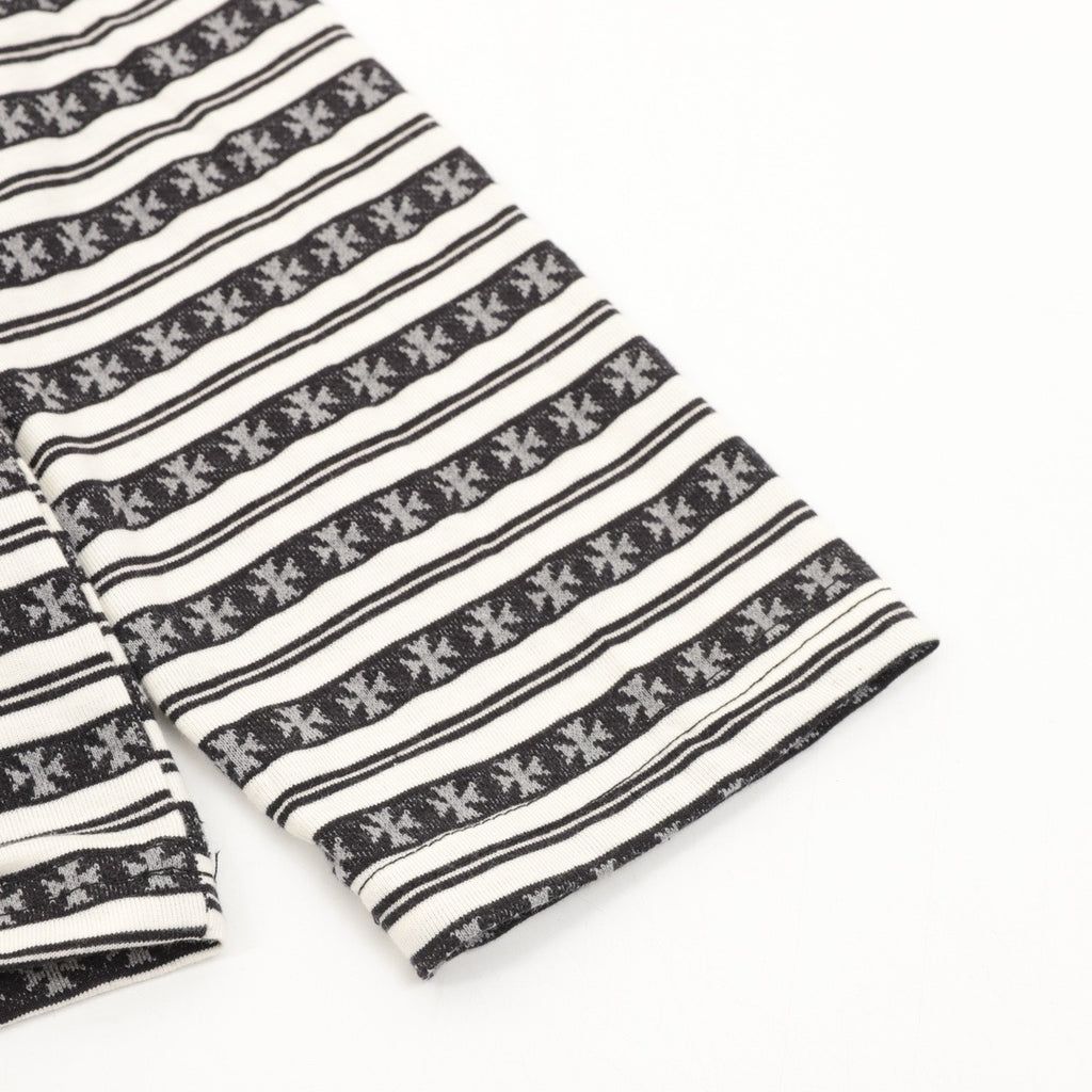 Chrome Hearts 25FW Striped Polo Long-Sleeve T-Shirt