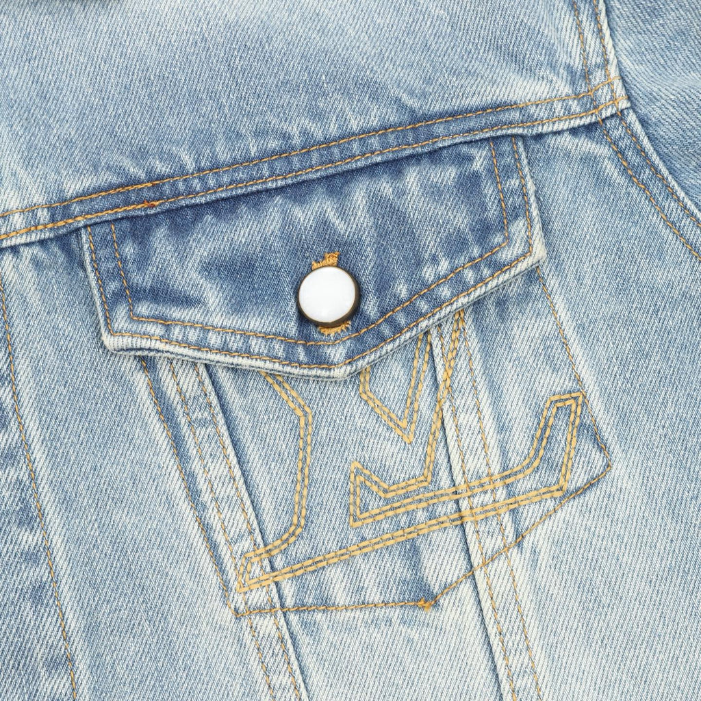 Louis Vuitton Light Blue Washed Denim Jacket