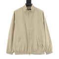Balenciaga 26SS Back Logo Embroidered Zip-Up Track Jacket