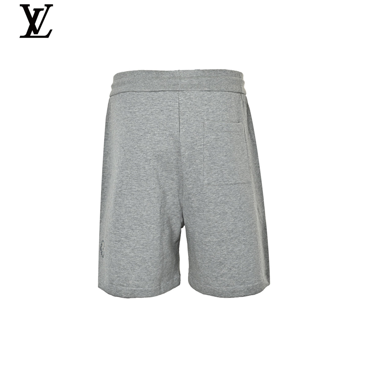 Louis Vuitton Men's Grey Monogram Embroidery Sweat Shorts