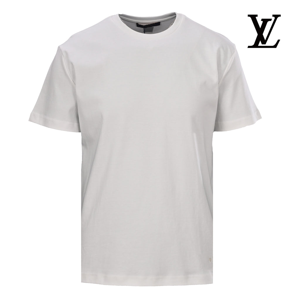 Louis Vuitton Men's White Plain T-Shirt