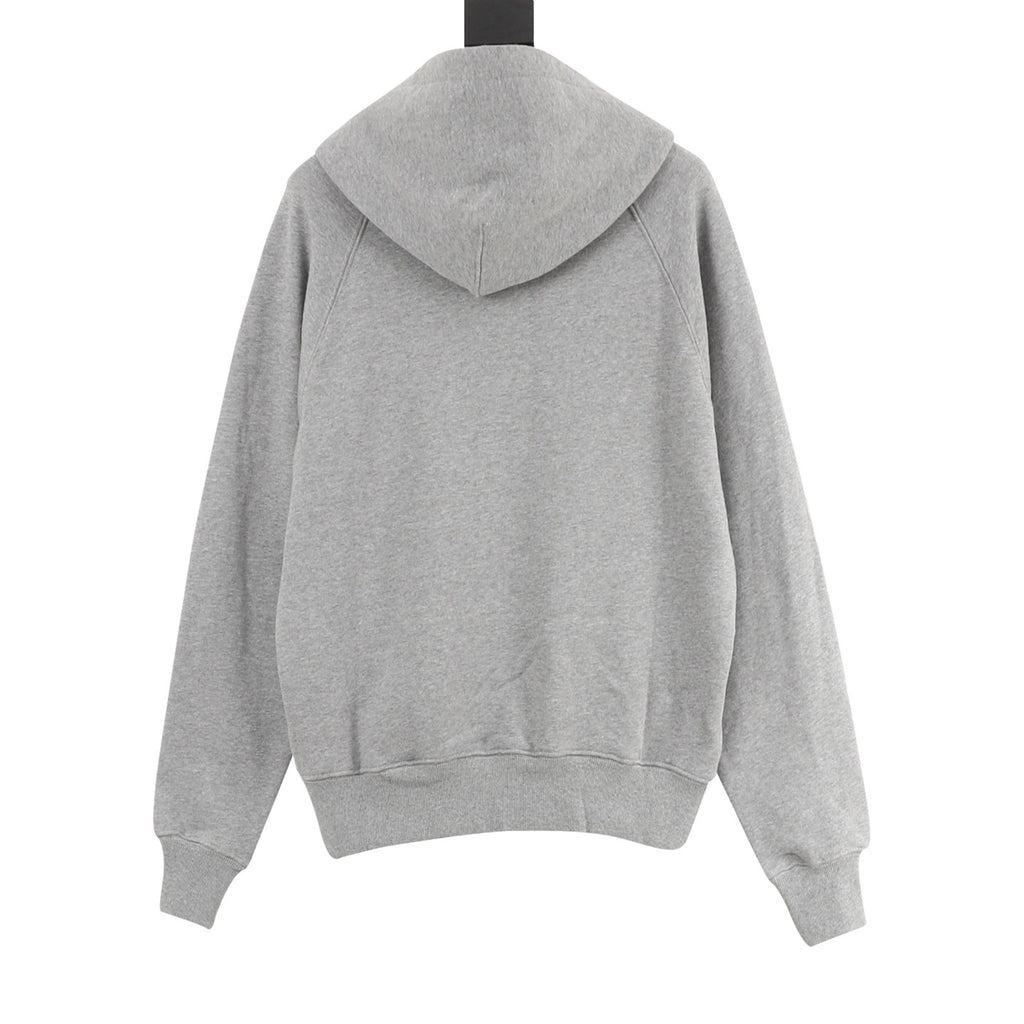 AMI Paris Ami de Cœur Zip-Up Hoodie — Black, Heart Logo