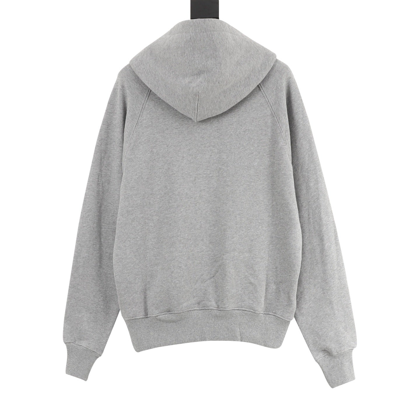 AMI Paris Ami de Cœur Zip-Up Hoodie — Black, Heart Logo