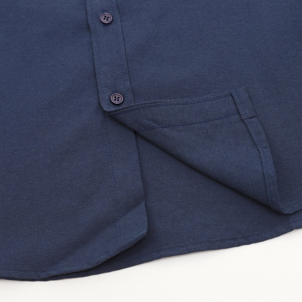 AMI Paris Ami de Cœur Chest Pocket Shirt — Navy Blue | 2026