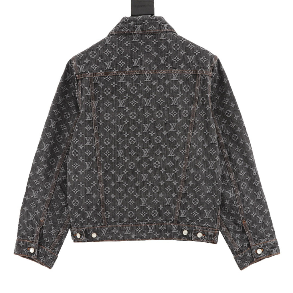 Louis Vuitton Women's & Men's Grey Monogram Denim Jacket