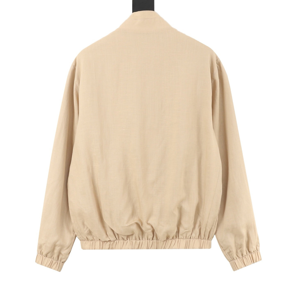 Loro Piana Women's Men's Beige Stand-Collar Zip-Up Jacket