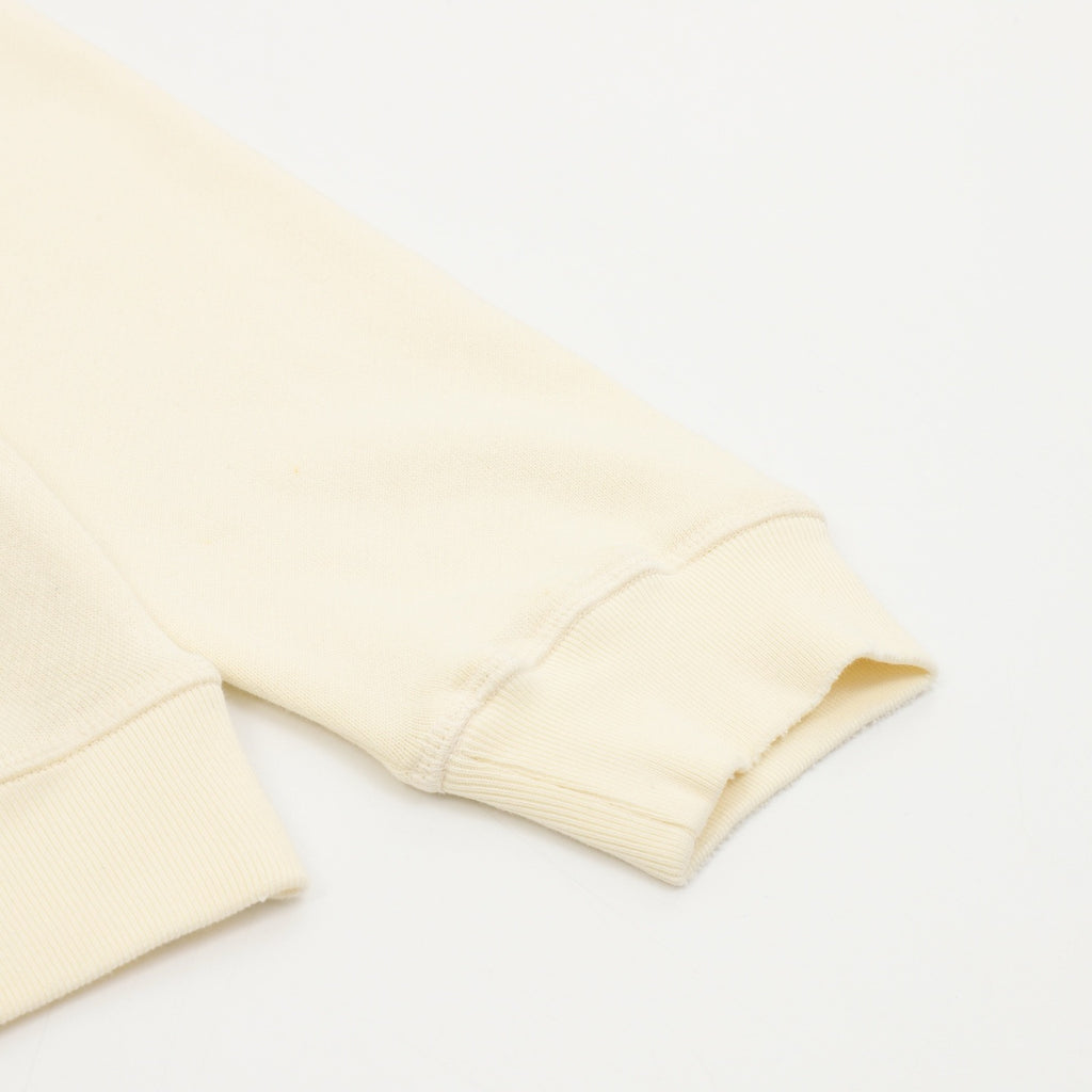 Acne Studios Women's Men's Cream Logo Henley Sweatshirt