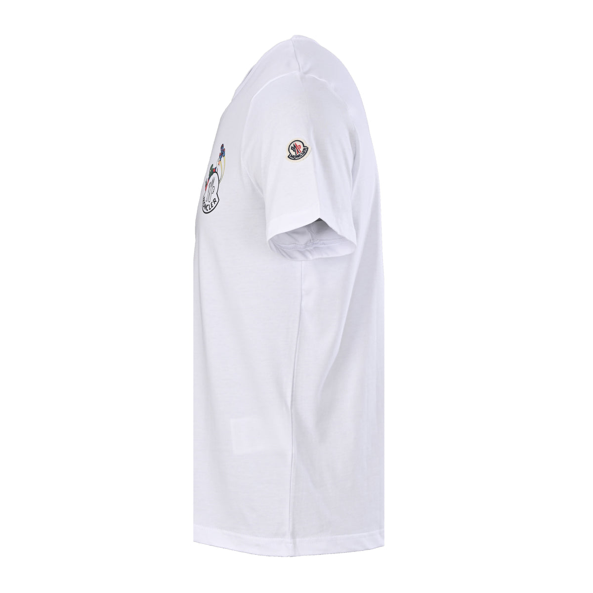 Moncler Men's White Cartoon Logo T-Shirt