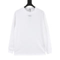 Dior Women's / Men's Label Logo Long-Sleeve T-Shirt in White
