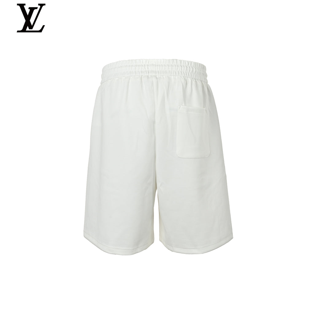 Louis Vuitton Khaki Monogram Drawstring Shorts