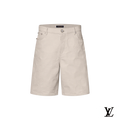 Louis Vuitton Beige Damier Jacquard Shorts