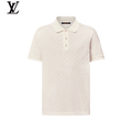 Louis Vuitton Damier Embossed Short-Sleeve Polo
