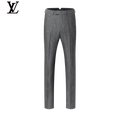 Louis Vuitton Grey Monogram Slim Trousers