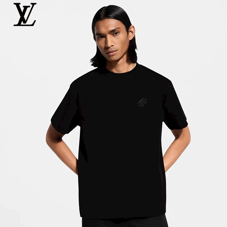 Louis Vuitton Black Damier Short Sleeve T-Shirt