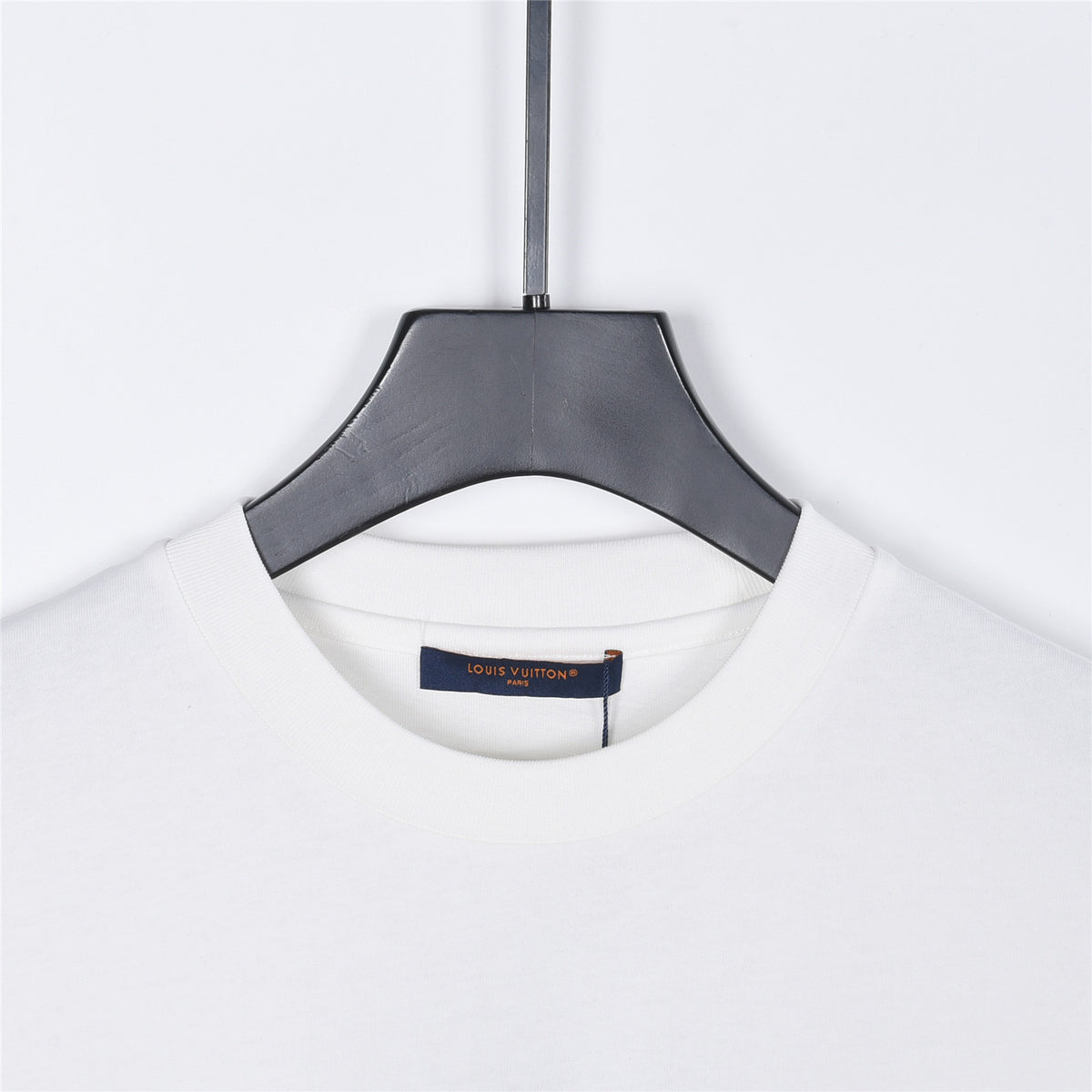 Louis Vuitton Gradient Signature Logo Short-Sleeve T-Shirt in White