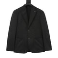 Louis Vuitton Women's Men's Black Monogram Single-Breasted Blazer