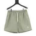 Brunello Cucinelli Small Logo Embroidered Beach Shorts