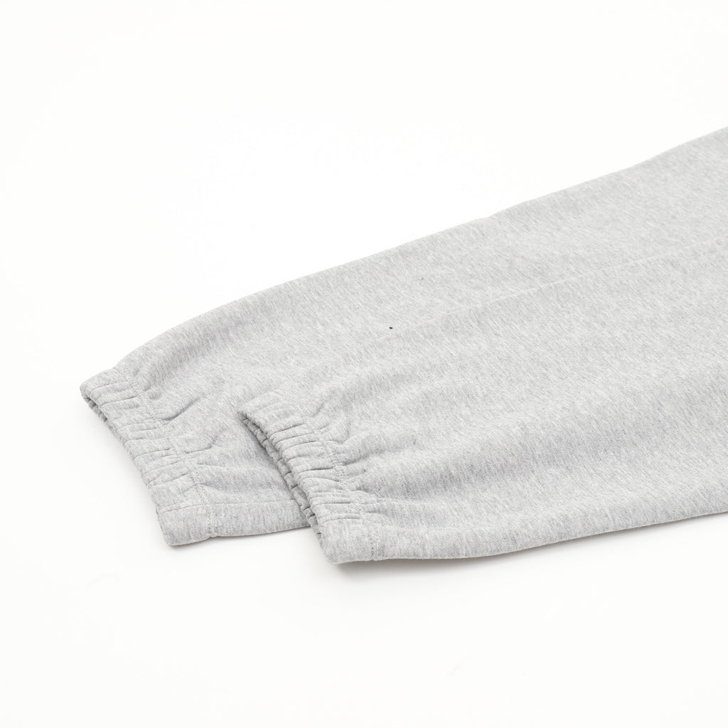Chrome Hearts Triple Cross Leather Patch Joggers — Grey Marl