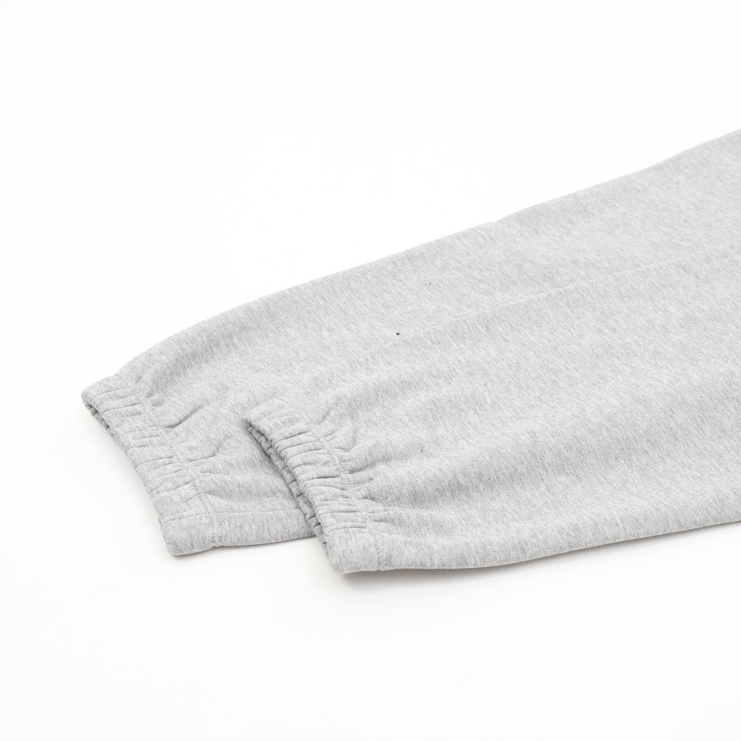 Chrome Hearts Triple Cross Leather Patch Joggers — Grey Marl