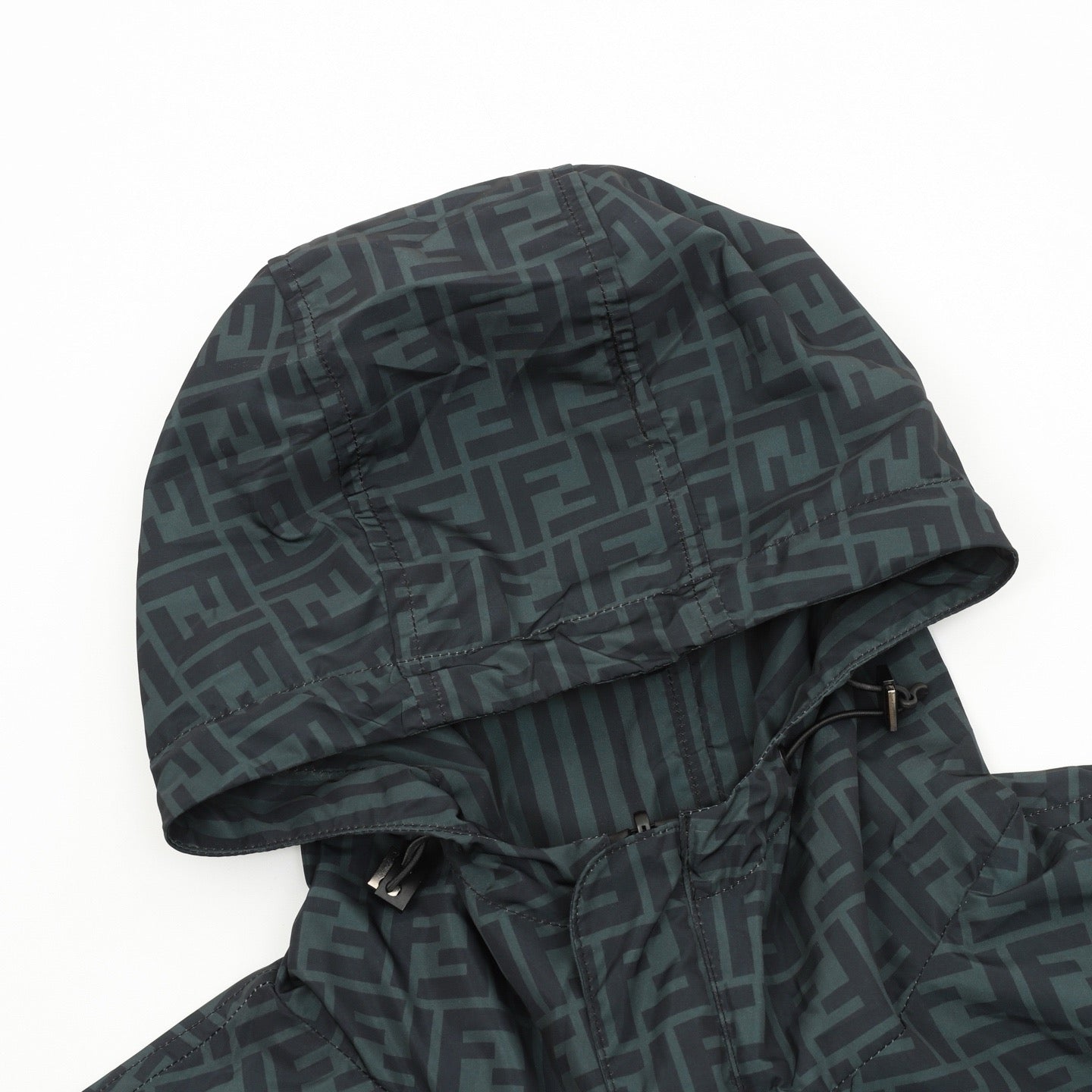Fendi FF Monogram Reversible Hooded Jacket