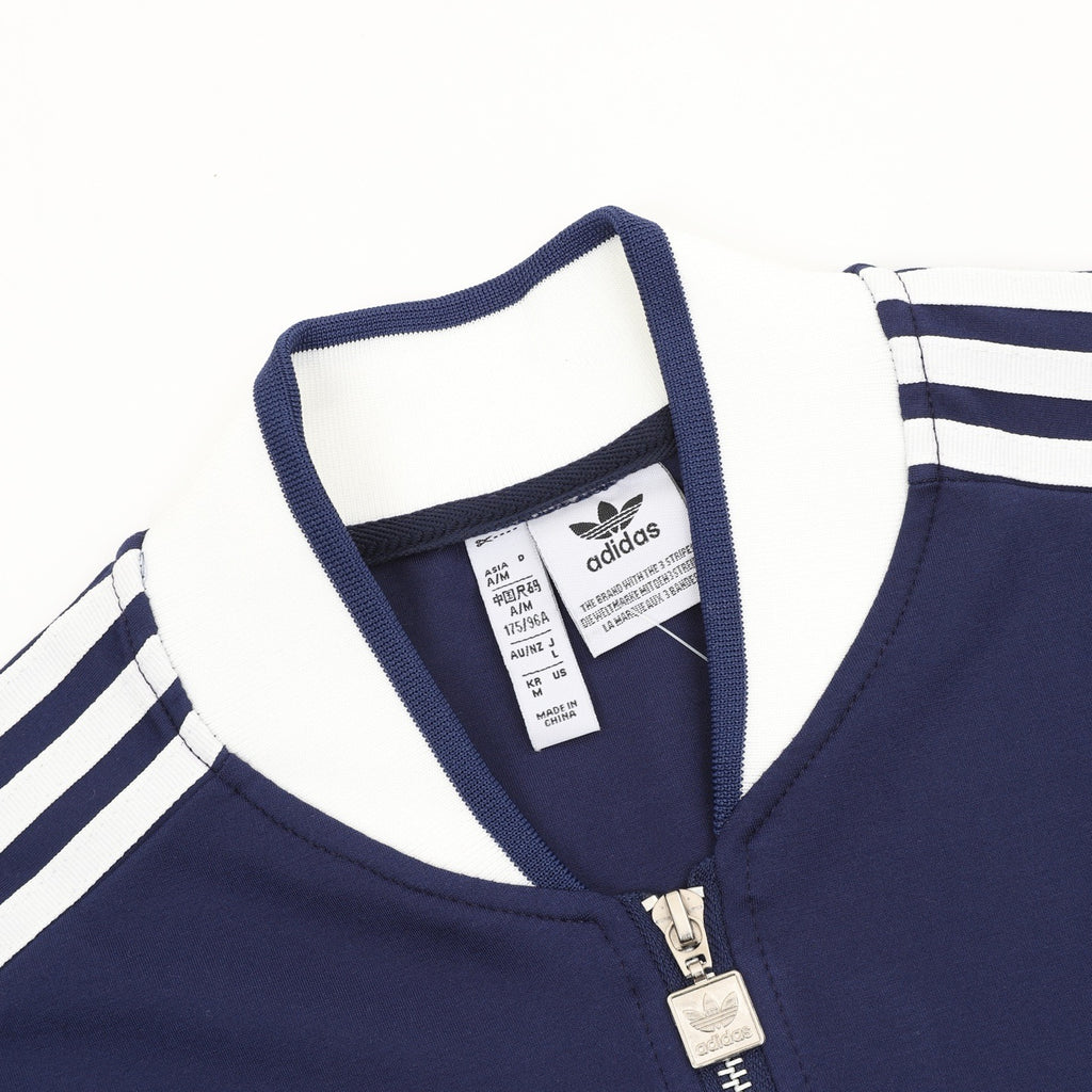 adidas Originals Refined Luxe DLXC Crew Jumper Striped Pullover Sweatshirt