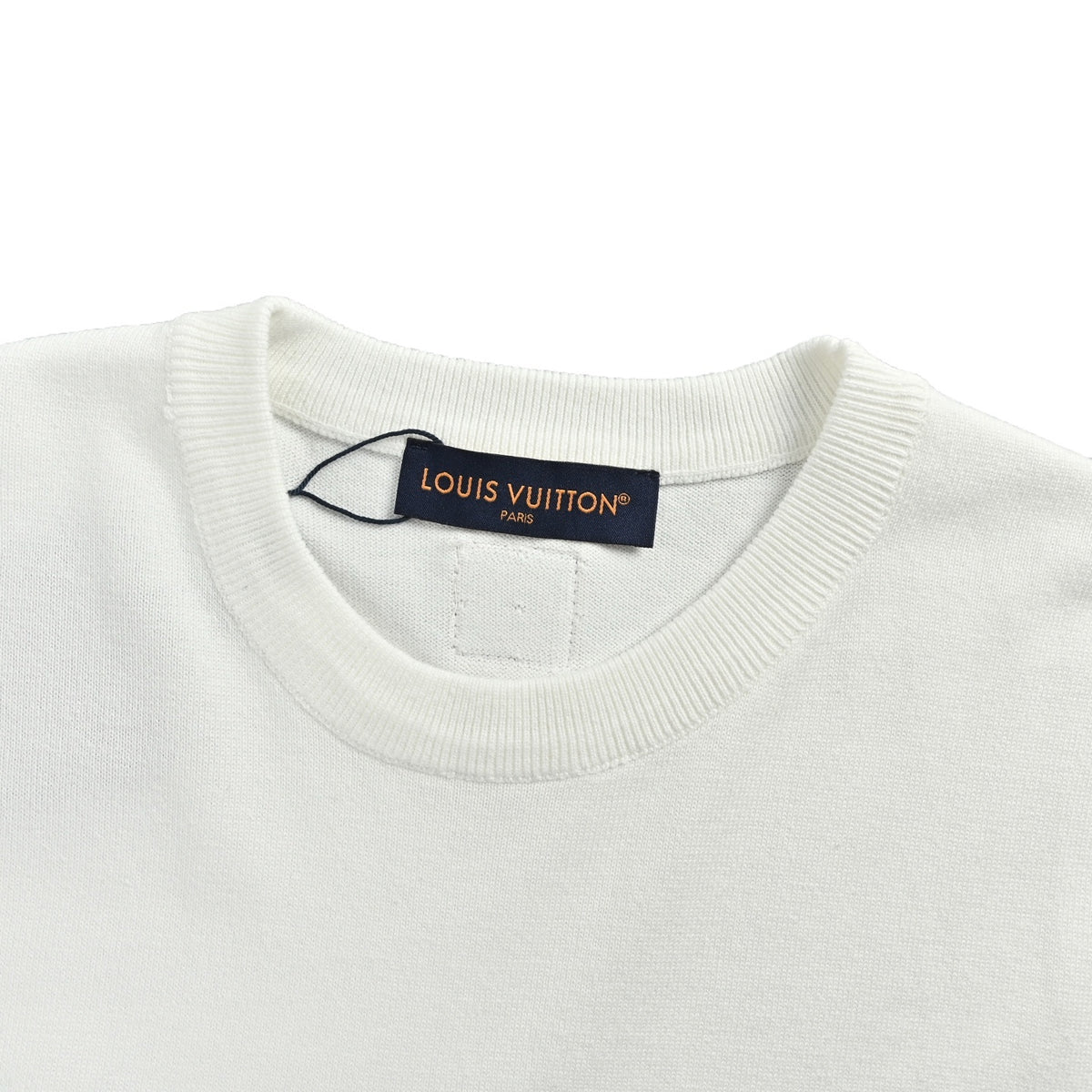 Louis Vuitton Lovers Embroidered Short-Sleeve T-Shirt in White