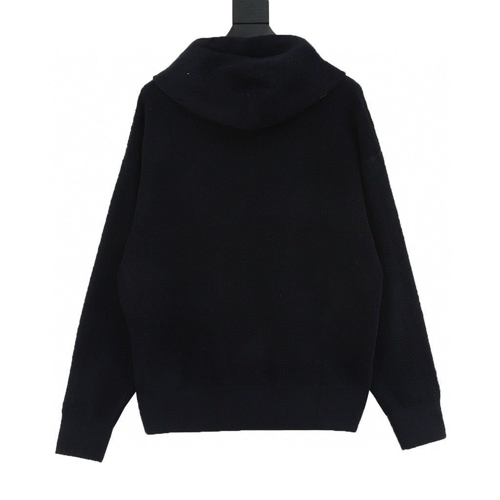 Loewe 25FW Anagram Zip-Up Hooded Cardigan