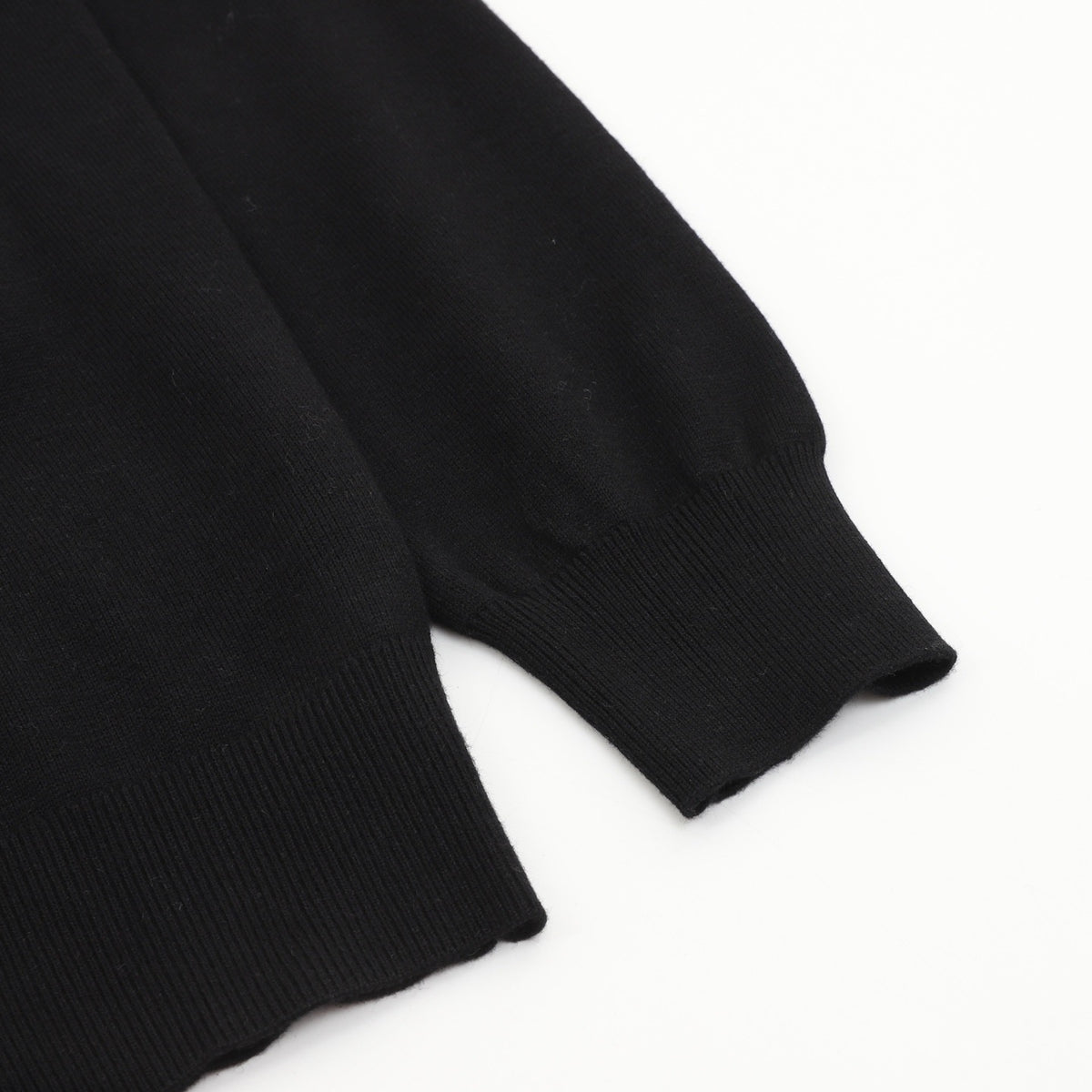 Zegna Women's Men's Black Half-Zip Cashmere Sweater