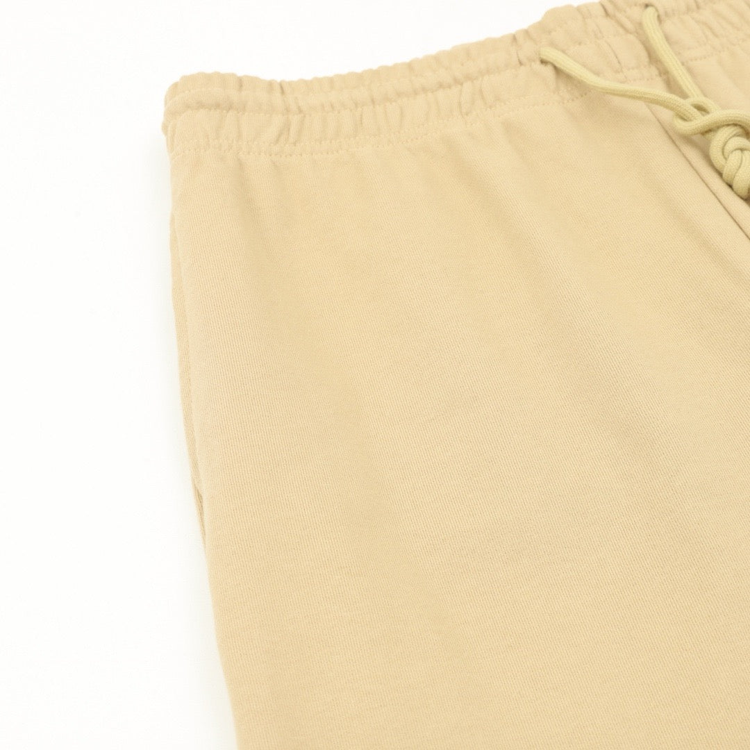 Burberry Women's & Men's Beige Small Logo Drawstring Jogger Pants