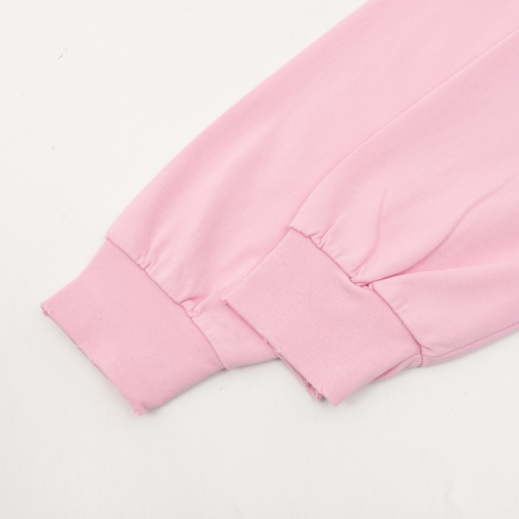 VOGUE Women's Men's Pink Logo Long-Sleeve T-Shirt