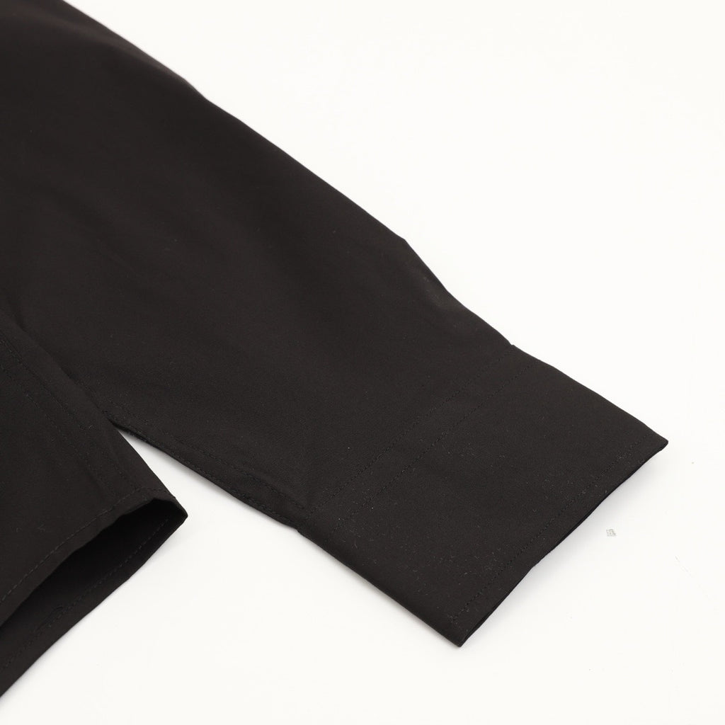 Burberry Women's & Men's Black TB Embroidered Pocket Cotton Shirt