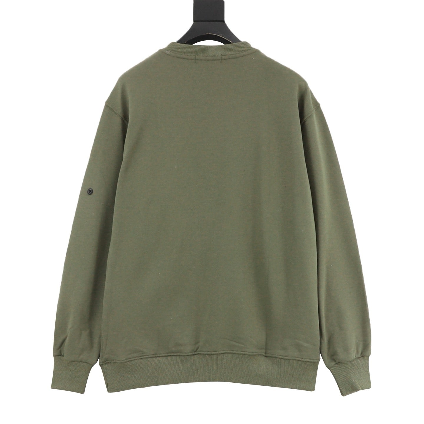 Stone Island Sleeve Badge Crewneck Sweatshirt | White Minimalist Luxury Streetwear
